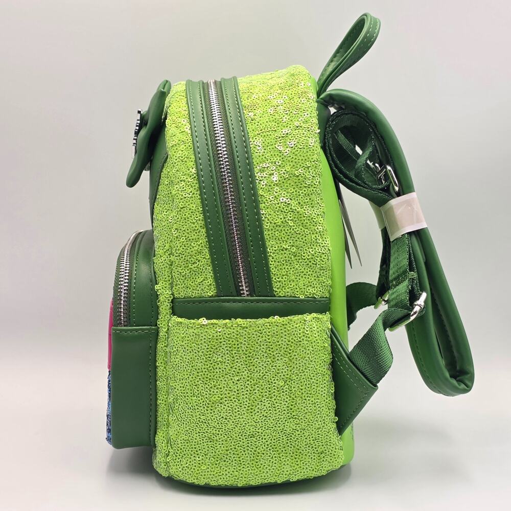 Loungefly Disney Mulan Sequin Mini Backpack New - Picture 4 of 8